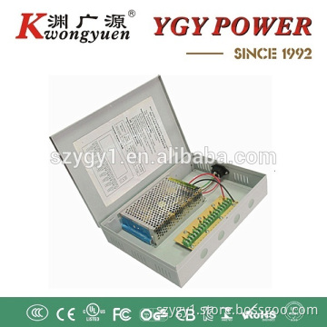 open frame 12V5A-9CH power supply with metal box